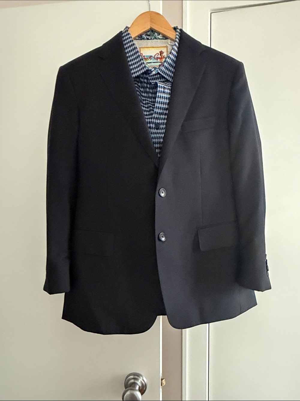Tino Cosma italian 120's wool blazer Navy Blue Size: 38S